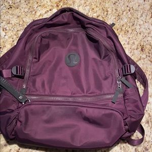 Purple Lulu Lemon Backpack